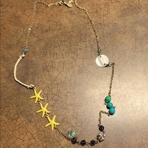 American Eagle beach theme necklace